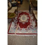 MODERN FLORAL CARPET, APPROX 244 X 150CM