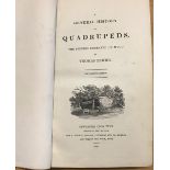 THOMAS BEWICK: A GENERAL HISTORY OF QUADRUPEDS, Newcastle upon Tyne, Edw Walker for T Bewick & Sons,