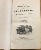 THOMAS BEWICK: A GENERAL HISTORY OF QUADRUPEDS, Newcastle upon Tyne, Edw Walker for T Bewick & Sons,