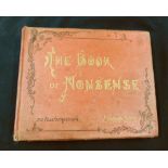 EDWARD LEAR: THE BOOK OF NONSENSE, London and New York, Frederick Warne, circa 1888, 26th edition,