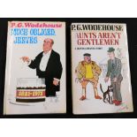 P G WODEHOUSE: 2 titles: MUCH OBLIGED JEEVES, London, Barrie & Jenkins, 1971, 1st edition, bookplate