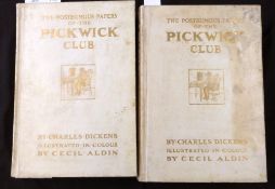 CHARLES DICKENS: THE POSTHUMOUS PAPERS OF THE PICKWICK CLUB, ill Cecil Aldin, London, Chapman &