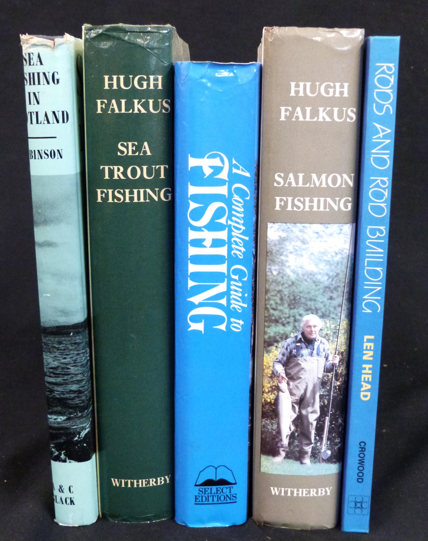 HUGH FALKUS: 2 titles: SALMON FISHING, A PRACTICAL GUIDE, London, H F & G Witherby, 1989 reprint,