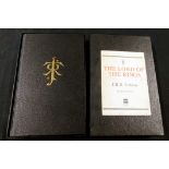 JOHN RONALD REUEL TOLKIEN: THE LORD OF THE RINGS, London, Harper Collins, 1990 de luxe edition,