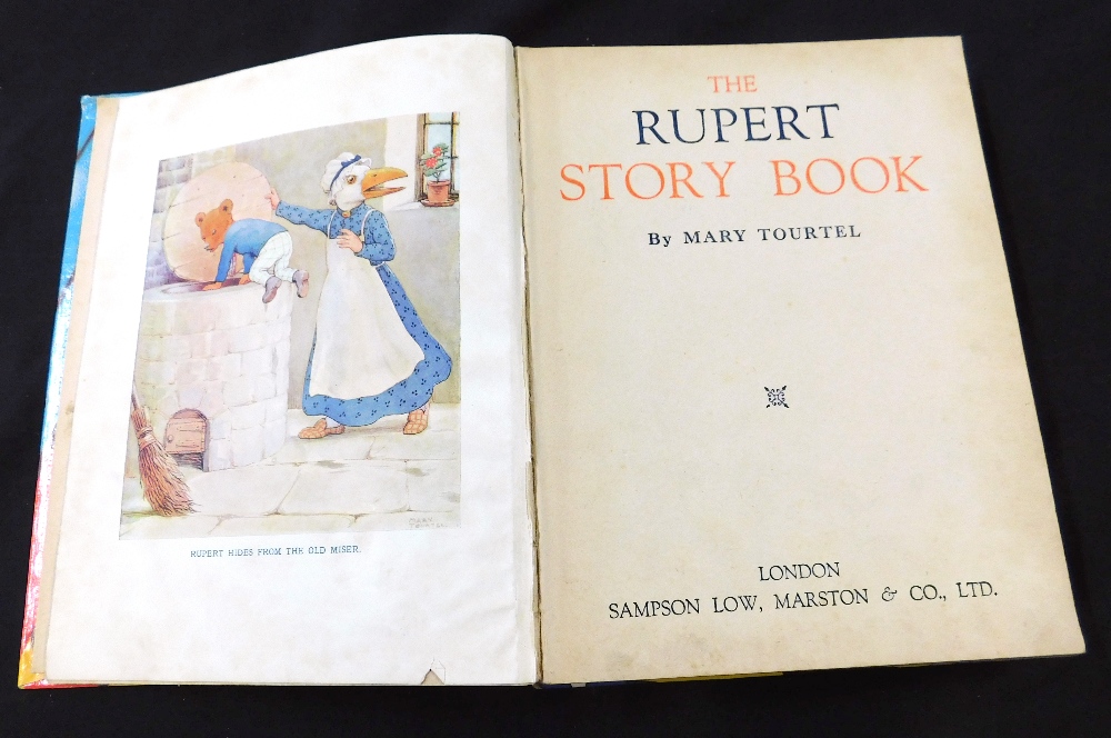 MARY TOURTEL: THE RUPERT STORY BOOK, London, Samson, Lowe, Marston & Co, [1938], contemporary ink - Image 2 of 2