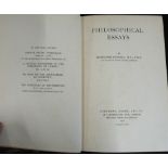 BERTRAND RUSSELL: PHILOSOPHICAL ESSAYS, London, Longmans, Green & Co, 1910, 1st edition, original