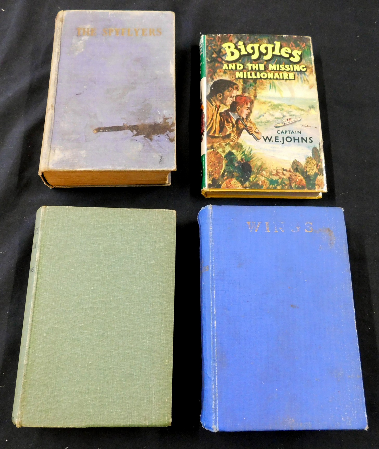 W E JOHNS: 4 titles: WINGS, London, John Hamilton [1931], 1st edition, 4 (of 5) plates, lacking - Image 2 of 2