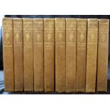 JAMES WHITCOMB RILEY: THE WORKS, New York, Charles Scribners Sons, 1899, 10 vols "Homestead"