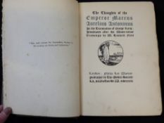 MARCUS AURELIUS ANTONINUS: THE THOUGHTS OF THE EMPEROR MARCUS AURELIUS ANTONINUS, trans George Long,