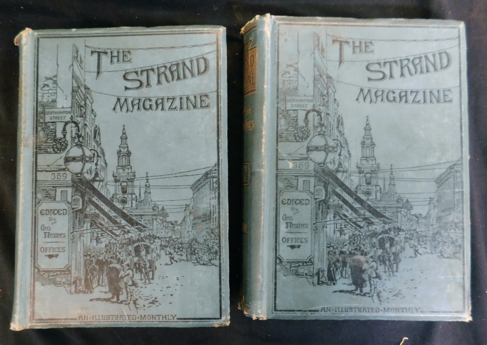 THE STRAND MAGAZINE, 1891-95, 1897-98, vols 1-7, 9-10, 13-16, all with Sir Arthur Conan-Doyle - Image 2 of 5