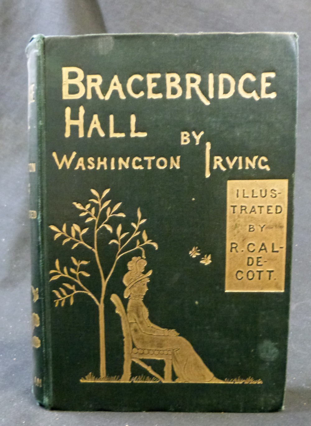 WASHINGTON IRVING: BRACEBRIDGE HALL, ill Randolph Caldecott, London, MacMillan, 1887, 1st edition, 8