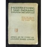 CHARLES HOLME (ED): MODERN ETCHING AND ENGRAVING, London, The Studio, 1902, 1st edition, 4to,