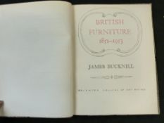 JAMES BUCKNILL (1928-2015): BRITISH FURNITURE 1851-1953, original manuscript with pen and ink and