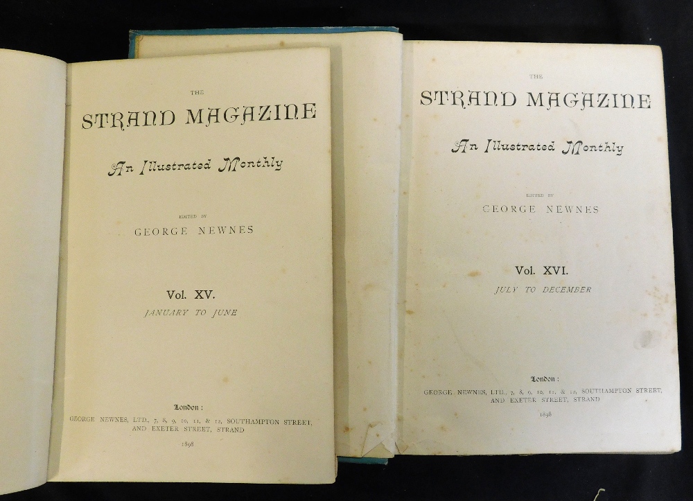 THE STRAND MAGAZINE, 1891-95, 1897-98, vols 1-7, 9-10, 13-16, all with Sir Arthur Conan-Doyle - Image 3 of 5