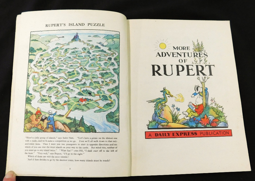 MORE ADVENTURES OF RUPERT, [1947], annual, price unclipped, inscription on "This book belongs to" - Image 2 of 2