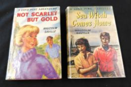 MALCOLM SAVILLE: 2 titles: SEA WITCH COMES HOME, London, George Newnes, 1960, 1st edition,