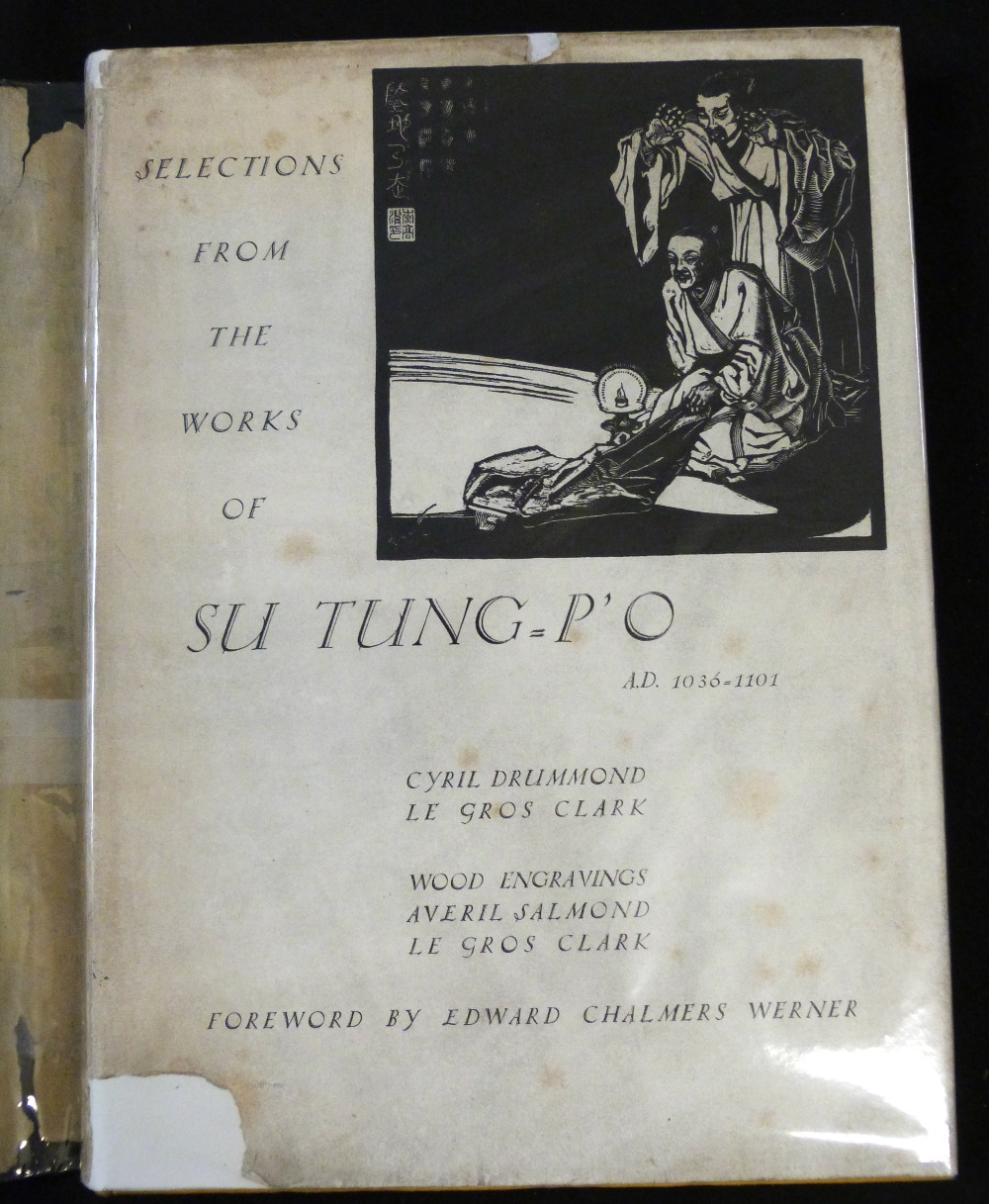 SU SHI: SELECTIONS FROM THE WORKS OF SU TUNG P'O (AD) 1036-1101, trans/ed Cyril Drummond le Gros - Image 2 of 6