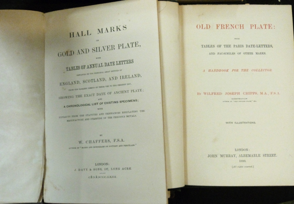 WILFRED JOSEPH CRIPPS: 2 titles: OLD FRENCH PLATE WITH TABLES OF THE PARIS DATE-LETTERS AND - Image 3 of 6