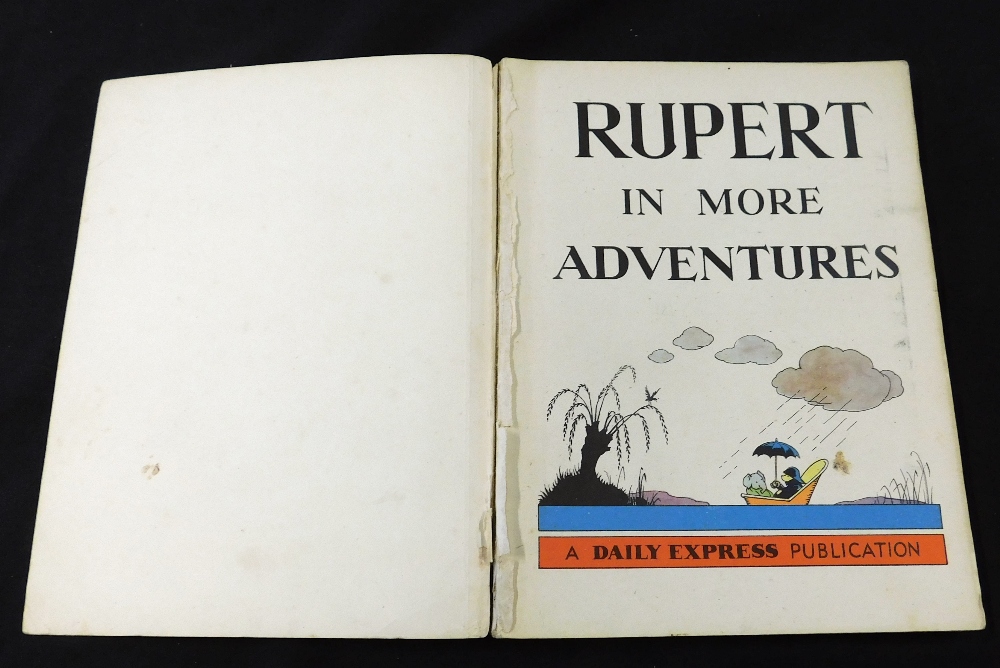 RUPERT IN MORE ADVENTURES, [1944], annual, lacks "This book belongs to" page, 4to, original - Image 2 of 2