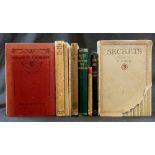W H DAVIES: SECRETS, London, Jonathan Cape, 1924, 1st edition, original cloth backed battened