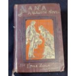 EMILE ZOLA: NANA, A REALISTIC NOVEL, London, Vizetelly, 1884, new edition, original pictorial