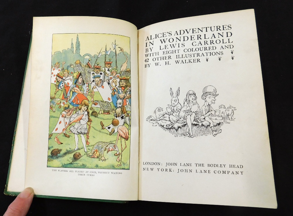 REV CHARLES LUTWIDGE DODGSON "LEWIS CARROLL": ALICE'S ADVENTURES IN WONDERLAND, ill William Henry - Image 2 of 2