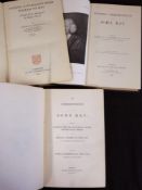 EDWIN LANCASTER (ED): THE CORRESPONDENCE OF JOHN RAY, London for The Ray Society, 1848, 1st edition,