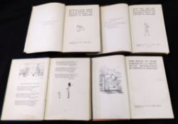 ALAN ALEXANDER MILNE: 4 titles: WINNIE-THE-POOH, ill E H Shepard, London, Methuen, 1926, 1st