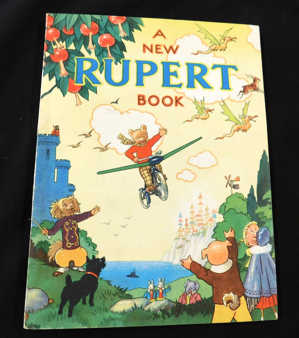 A NEW RUPERT BOOK, [1945], annual, price unclipped, inscription on "This book belongs to" page, 4to,