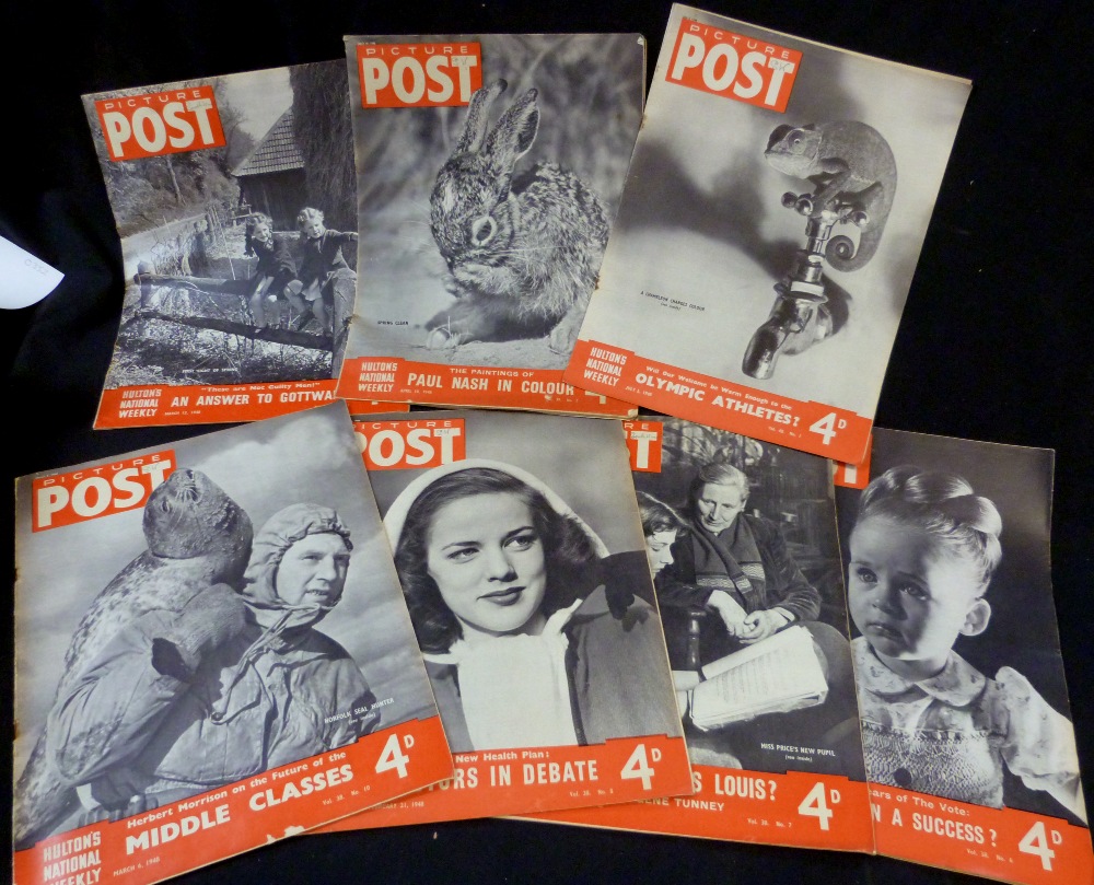 Box: PICTURE POST, assorted issues, 1940 (1), 1948 (17), 1949 (16), 1950 (5), 1951 (3), 1953 (3),