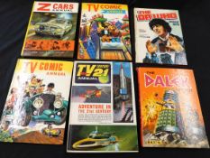 Collection 11 TV related annuals comprising DAVID WHITAKER AND TERRY NATION: THE DALEK WORLD, [