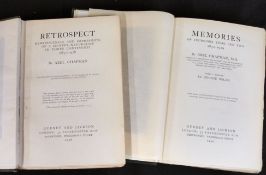 ABEL CHAPMAN: 2 titles: RETROSPECT, London and Edinburgh, Gurney & Jackson, 1928, 1st edition,