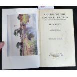 W A DUTT: A GUIDE TO THE NORFOLK BROADS, London, Methuen, 1923, 1st edition, plates collated