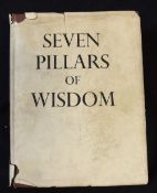 T E LAWRENCE: SEVEN PILLARS OF WISDOM, London, Jonathan Cape, 1935, 1st trade edition, 4to, original