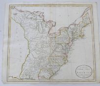 WILLIAM DARTON, 2 engraved hand coloured maps, THE BRITISH COLONIES IN NORTH AMERICA FROM THE BEST