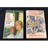 MALCOLM SAVILLE: 2 titles: TREASURE AT AMORYS, London, George Newnes, 1964, 1st edition, rubber