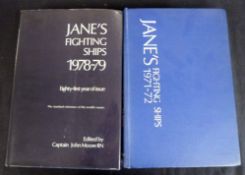 JOHN MOORE (ED): JANE'S FIGHTING SHIPS 1978-79, fo, original cloth, d/w + RAYMOND V B BLACKMAN (ED):