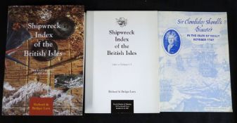 RICHARD AND BRIDGET LARN: SHIPWRECK INDEX OF THE BRITISH ISLES VOL 3, THE EAST COAST OF ENGLAND,