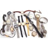 Quantity of watches to include a ladies Sekonda 17-jewel USSR wrist watch, a 1940s Service wrist