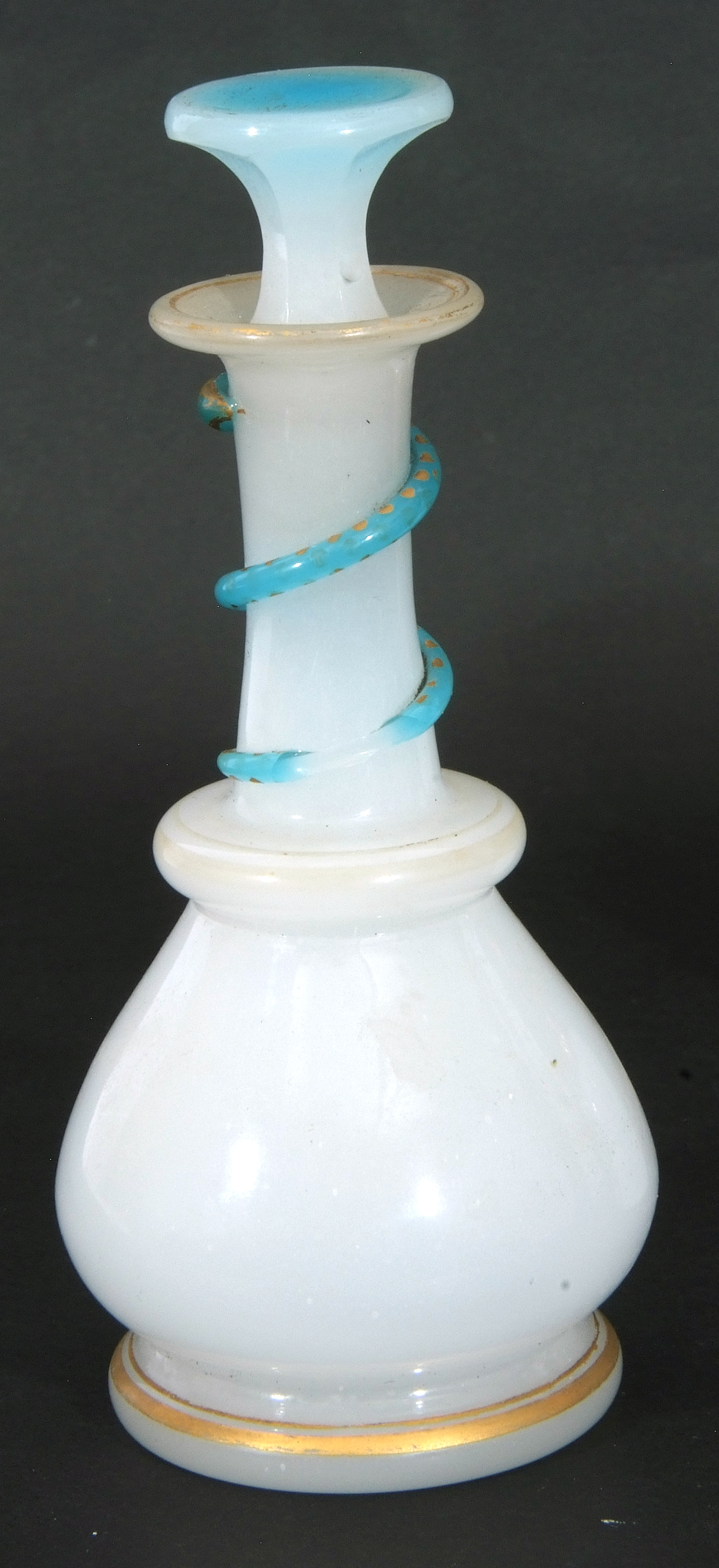 Mixed Lot: 19th century milk glass scent bottle with gilt metal hinged lid with inset to cap, a - Image 9 of 12