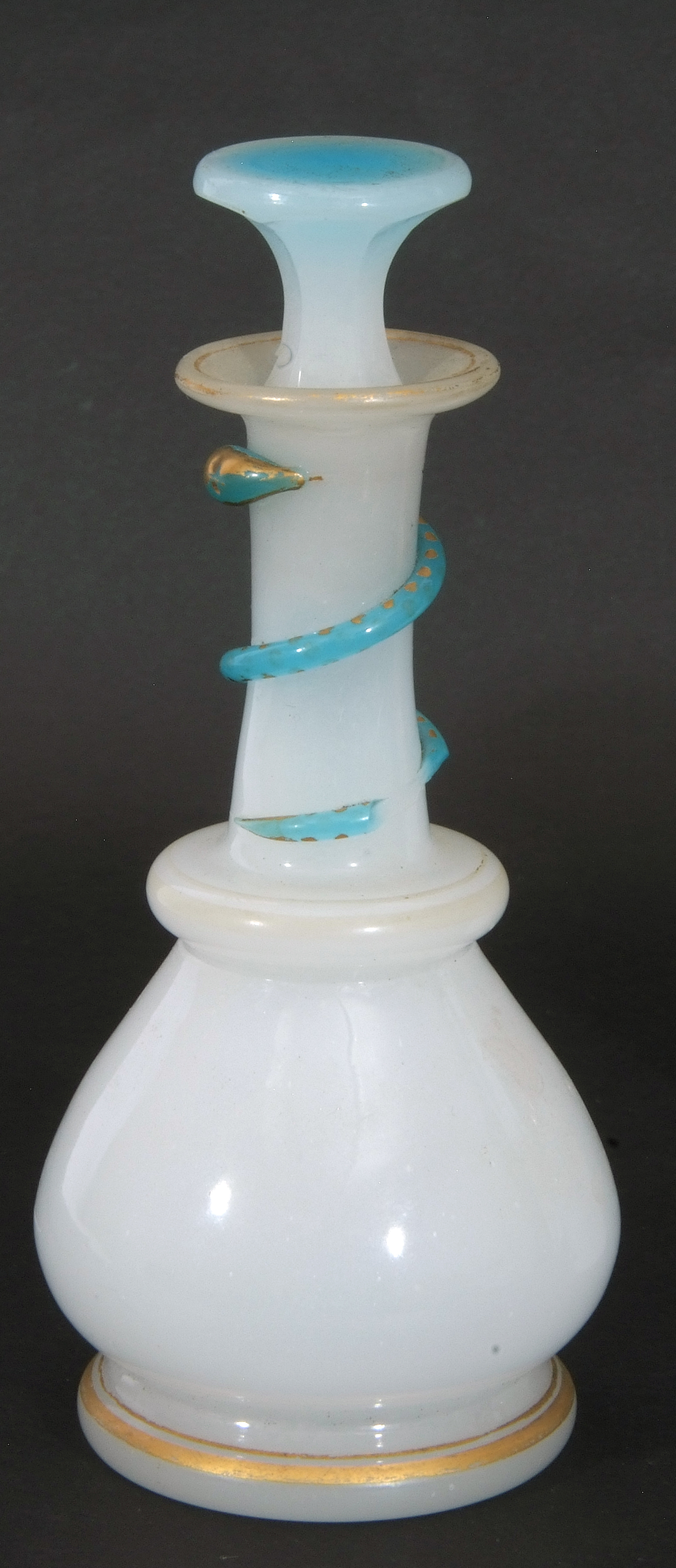 Mixed Lot: 19th century milk glass scent bottle with gilt metal hinged lid with inset to cap, a - Image 10 of 12