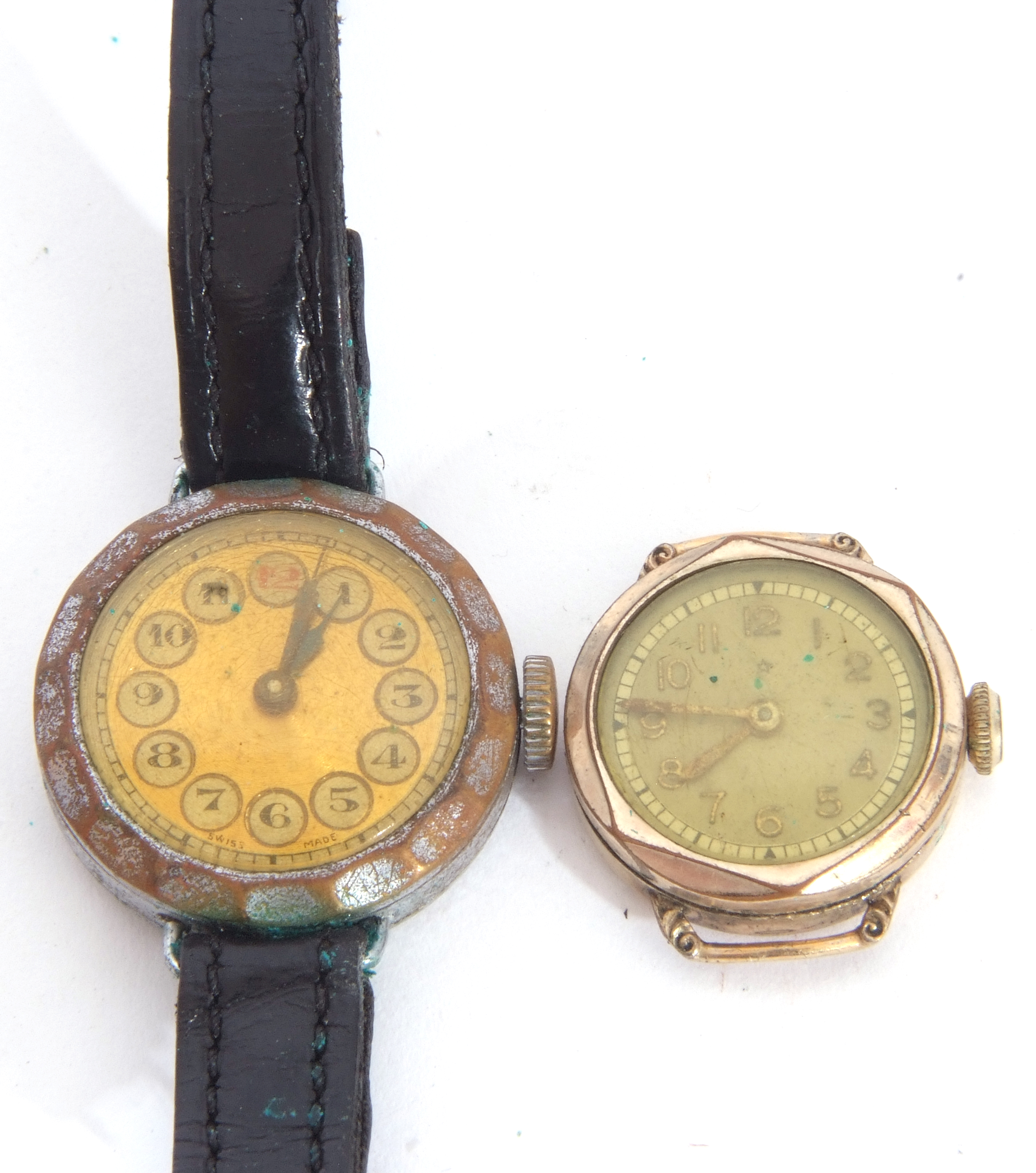 Mixed Lot: Jungans "Jota" open faced pocket watch, a Remontoire cylinder open faced pocket watch - Image 3 of 3
