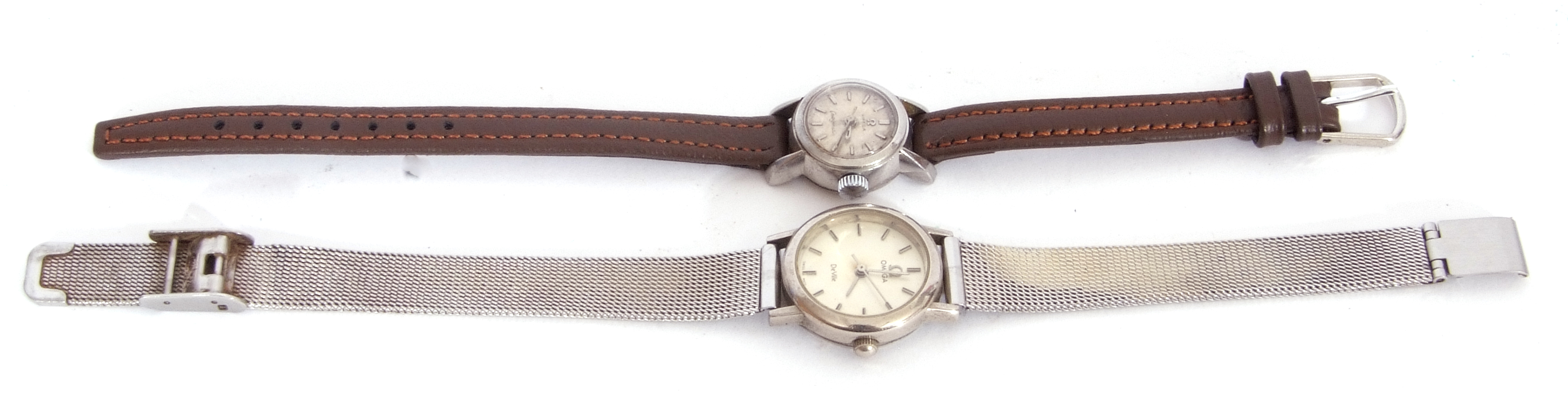 Mixed Lot: Second quarter of 20th century ladies Omega Ladymatic cocktail watch, a round stainless - Image 3 of 9