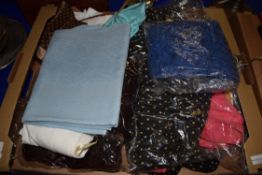 BOX CONTAINING FABRICS