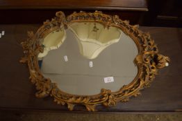 MODERN DECORATIVE GILT FRAMED MIRROR