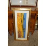 FRAMED PRINT OF A JOHN HORSEWELL PAINTING, FRAME WIDTH APPROX 99CM