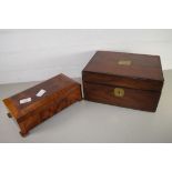 TWO WOODEN BOXES