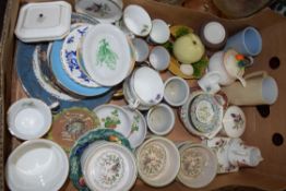 CERAMICS, CUPS AND SAUCERS, SMALL DISHES ETC