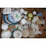 CERAMICS, CUPS AND SAUCERS, SMALL DISHES ETC