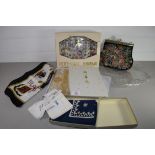 EMBROIDERED PURSE AND SILK SCARF FOR LADY DIANA SPENCER